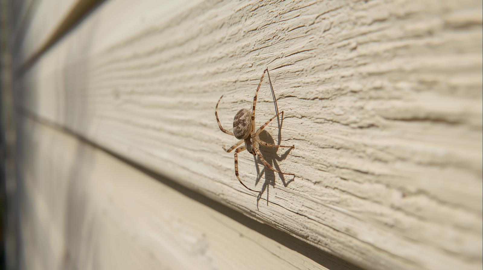 Spider on side of house